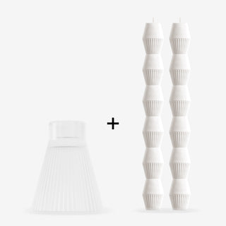 2 Geometric Pillar Candle + 1 Tumbler