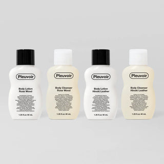 TRAVEL BUDDIES – Set of 4 ROSE WOOD & HINOKI LEATHER | 40ml x 4