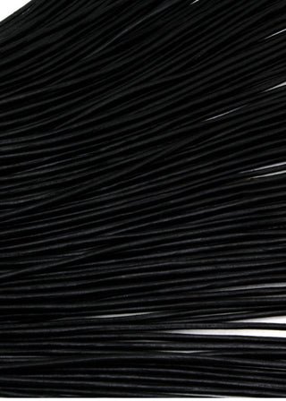 Leather Lace Flogger | 100 Falls Black Heavy