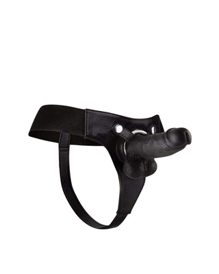 Realistic 8" Strap-On Dildo _ Elastic Harness