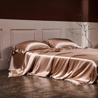 Royalis Rose Gold Luxury Pure Mulberry Silk Bedding Set | 3CARATS - MENAGERIE Intimates MENS Lingerie