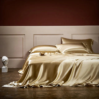 Royalis Rose Gold Luxury Pure Mulberry Silk Bedding Set | 3CARATS - MENAGERIE Intimates MENS Lingerie
