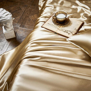 Royalis Rose Gold Luxury Pure Mulberry Silk Bedding Set | 3CARATS - MENAGERIE Intimates MENS Lingerie