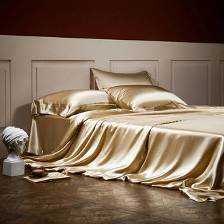 Royalis Rose Gold Luxury Pure Mulberry Silk Bedding Set | 3CARATS - MENAGERIE Intimates MENS Lingerie