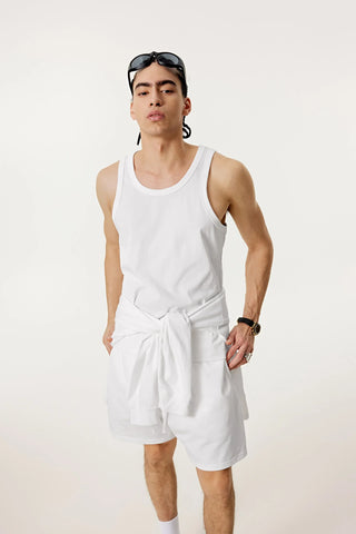 Summer Tank Top – Minimalist, Loose-Fit Workout Vest
