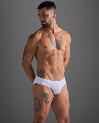 Swim Brief | White