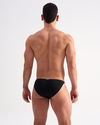 Flirt Cotton Micro Brief |  Black - MENAGERIE Intimates MENS Lingerie