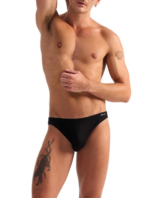 Bamboo Bikini Brief | Black - MENAGERIE Intimates MENS Lingerie