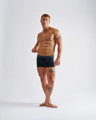 Cotton Classic Trunk | Black - MENAGERIE Intimates MENS Lingerie
