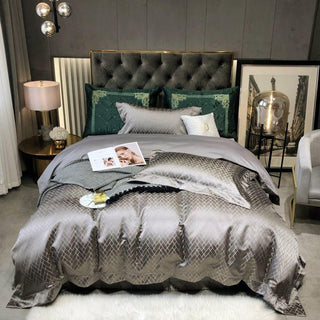 Talia Black Gold Cotton Satin Bedding Set | 3CARATS - MENAGERIE Intimates MENS Lingerie
