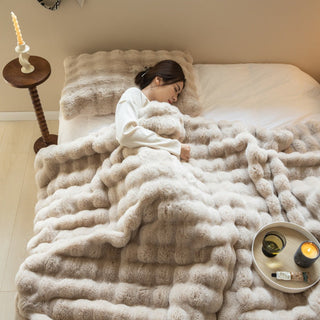 Toscana Soft & Comfortable Plush Bed Throw Blanket | 3CARATS