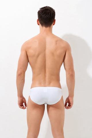 Sexy Low-Rise Swim Briefs for Men with Hollow Design