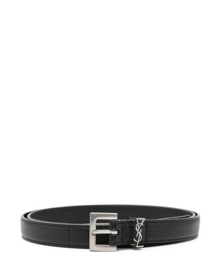 YSL Black Cassandre Belt