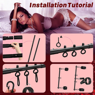 BlackSteel Modular BDSM Spreader Bar