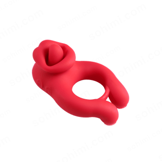 BEKEY| Penis Ring with Clitoris Testicle Stimulator for Couples