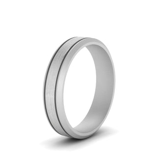 Beveled Inlay | Wedding Band