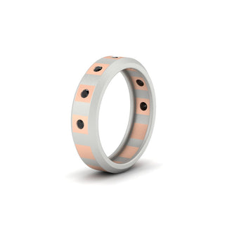 Bezel Round Mens Wedding Ring - MENAGERIE Intimates MENS Lingerie