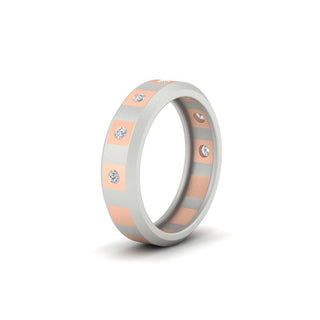 Bezel Round Mens Wedding Ring - MENAGERIE Intimates MENS Lingerie