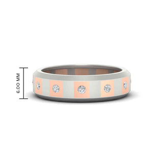Bezel Round Mens Wedding Ring - MENAGERIE Intimates MENS Lingerie