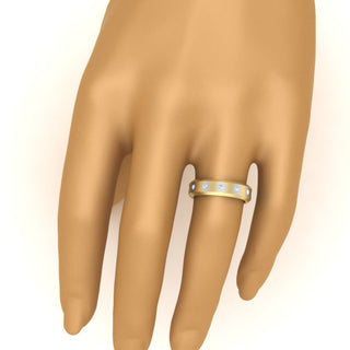 Bezel Round Mens Wedding Ring - MENAGERIE Intimates MENS Lingerie