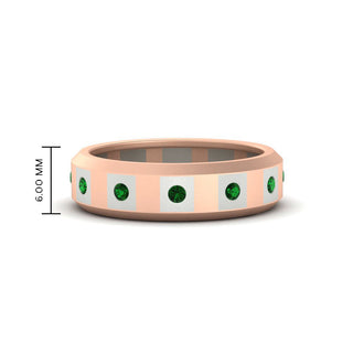 Bezel Round Mens Wedding Ring - MENAGERIE Intimates MENS Lingerie