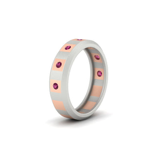 Bezel Round Mens Wedding Ring - MENAGERIE Intimates MENS Lingerie