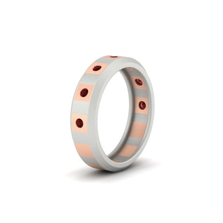 Bezel Round Mens Wedding Ring - MENAGERIE Intimates MENS Lingerie