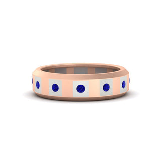 Bezel Round Mens Wedding Ring - MENAGERIE Intimates MENS Lingerie