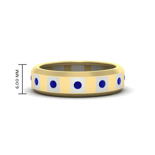 Bezel Round Mens Wedding Ring - MENAGERIE Intimates MENS Lingerie