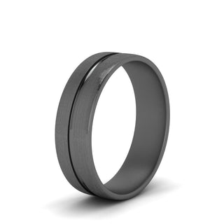 Brushed Mens Wedding Band - MENAGERIE Intimates MENS Lingerie