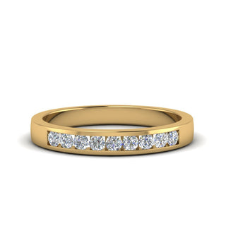 Channel 9 Stone | Wedding Band