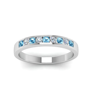 Channel 9 Stone | Wedding Band
