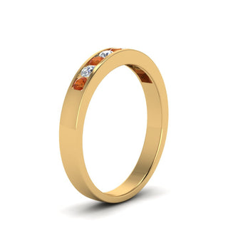 Channel 9 Stone | Wedding Band