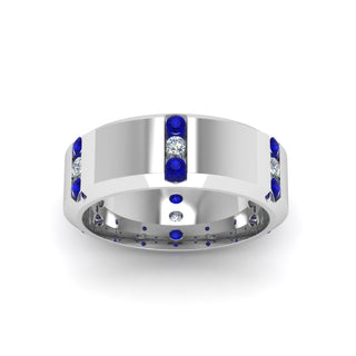 Channel Set 3 Stone | Anniversary Ring