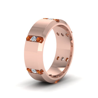 Channel Set 3 Stone | Anniversary Ring