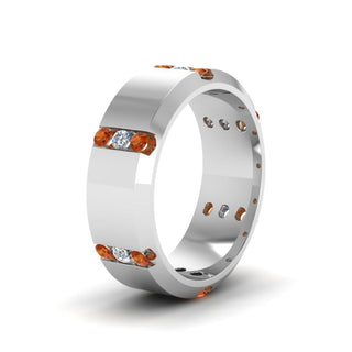 Channel Set 3 Stone | Anniversary Ring