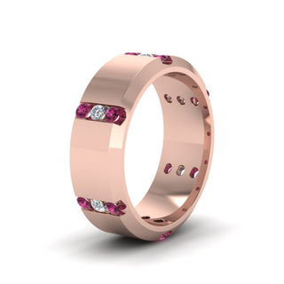 Channel Set 3 Stone | Anniversary Ring