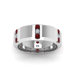 Channel Set 3 Stone | Anniversary Ring