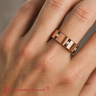 Channel Set 3 Stone | Anniversary Ring