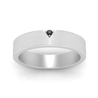 Classic V Shaped Solitaire Stone Mens Band - MENAGERIE Intimates MENS Lingerie
