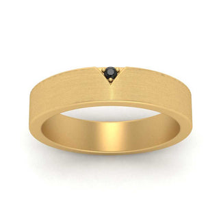 Classic V Shaped Solitaire Stone Mens Band - MENAGERIE Intimates MENS Lingerie