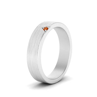 Classic V Shaped Solitaire Stone Mens Band - MENAGERIE Intimates MENS Lingerie