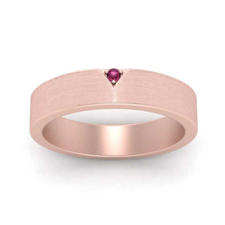 Classic V Shaped Solitaire Stone Mens Band - MENAGERIE Intimates MENS Lingerie