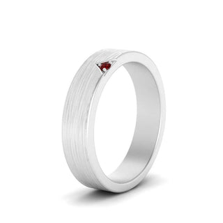 Classic V Shaped Solitaire Stone Mens Band - MENAGERIE Intimates MENS Lingerie