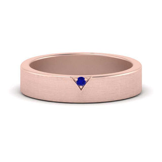 Classic V Shaped Solitaire Stone Mens Band - MENAGERIE Intimates MENS Lingerie