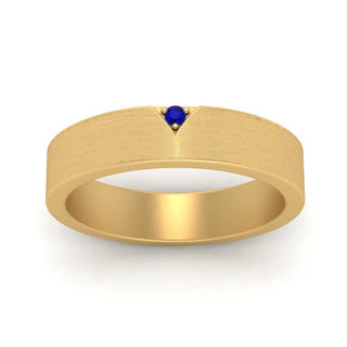 Classic V Shaped Solitaire Stone Mens Band - MENAGERIE Intimates MENS Lingerie