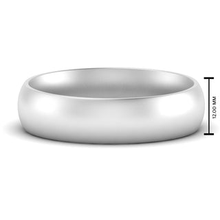Comfort Fit Mens Wedding Band