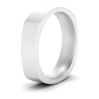 Square Wedding Band | 4 mm - MENAGERIE Intimates MENS Lingerie