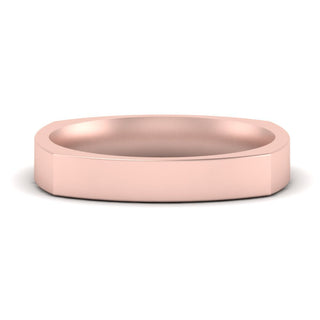 Square Wedding Band | 4 mm - MENAGERIE Intimates MENS Lingerie
