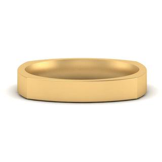 Square Wedding Band | 4 mm - MENAGERIE Intimates MENS Lingerie